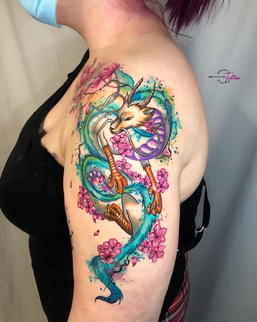 tatuajes dragones chihiro