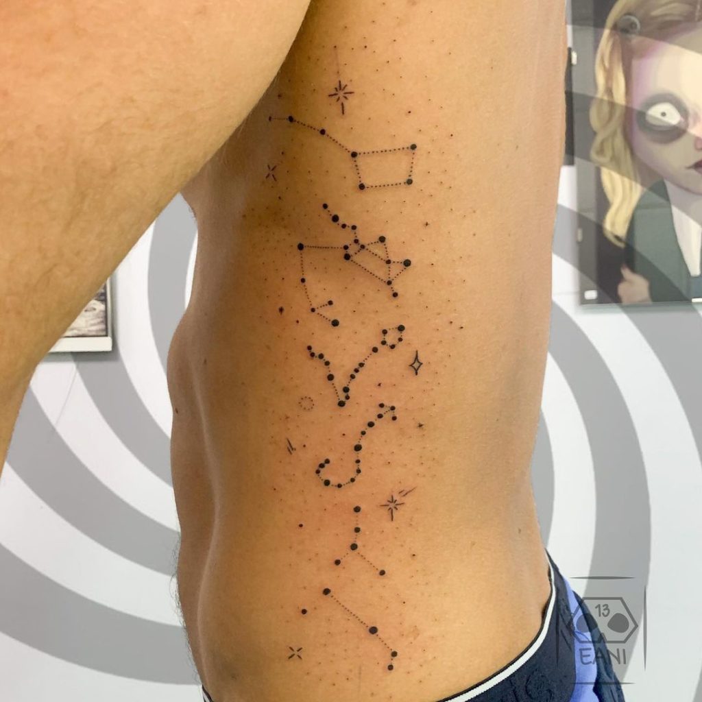 tatuajes estrellas constelación