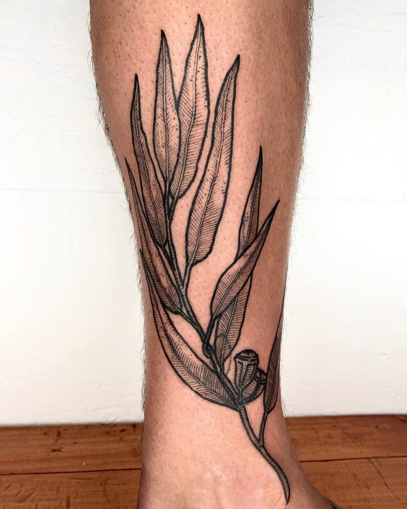 tatuajes naturaleza blackwork